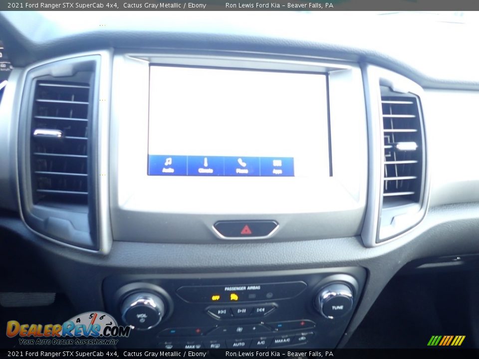 2021 Ford Ranger STX SuperCab 4x4 Cactus Gray Metallic / Ebony Photo #14