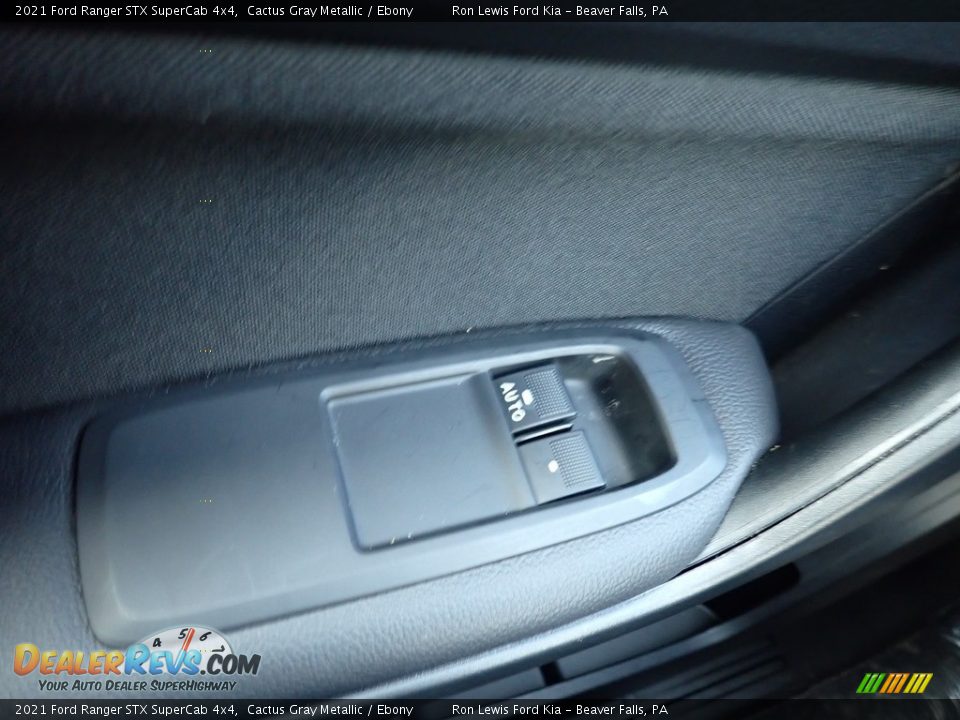 2021 Ford Ranger STX SuperCab 4x4 Cactus Gray Metallic / Ebony Photo #20