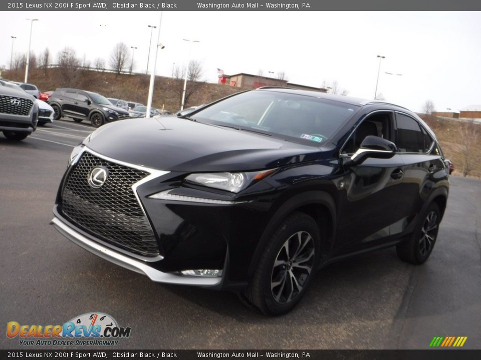 2015 Lexus NX 200t F Sport AWD Obsidian Black / Black Photo #6