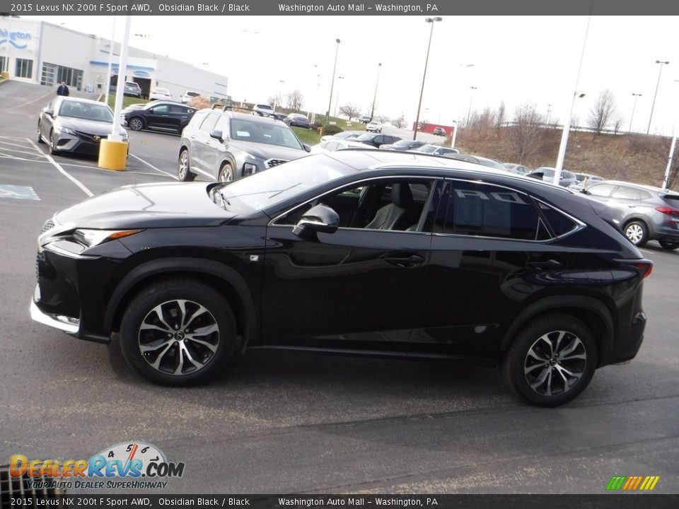 2015 Lexus NX 200t F Sport AWD Obsidian Black / Black Photo #7