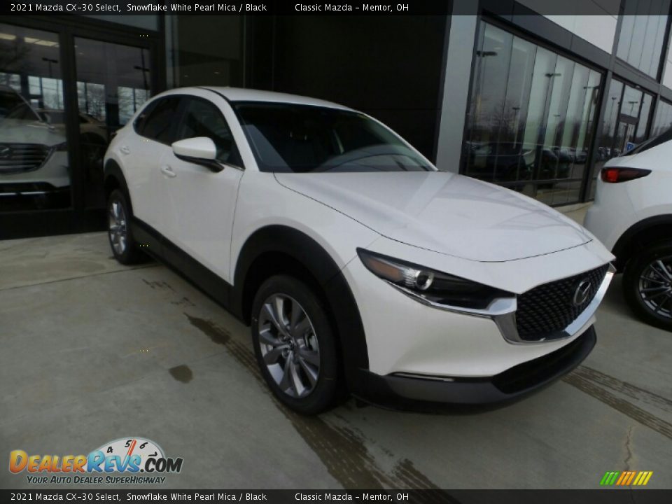 2021 Mazda CX-30 Select Snowflake White Pearl Mica / Black Photo #1
