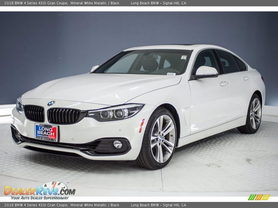 2018 BMW 4 Series 430i Gran Coupe Mineral White Metallic / Black Photo #31