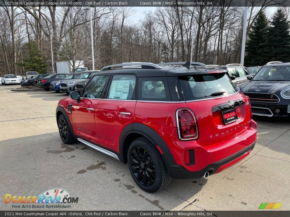 2021 Mini Countryman Cooper All4 -Oxford Chili Red / Carbon Black Photo #2