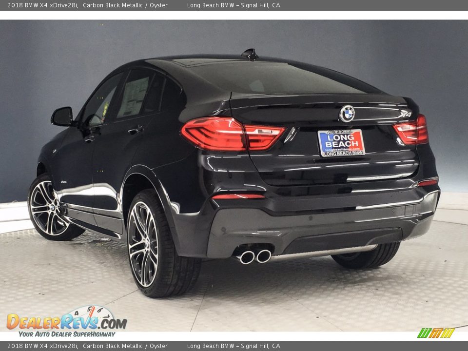 2018 BMW X4 xDrive28i Carbon Black Metallic / Oyster Photo #3