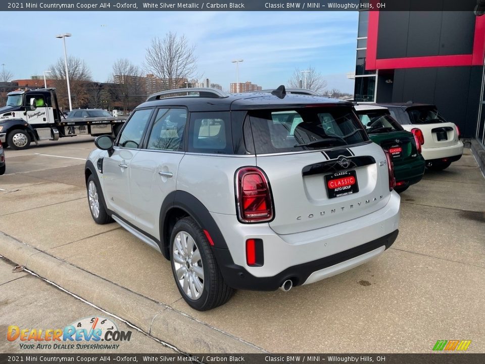 2021 Mini Countryman Cooper All4 -Oxford White Silver Metallic / Carbon Black Photo #2