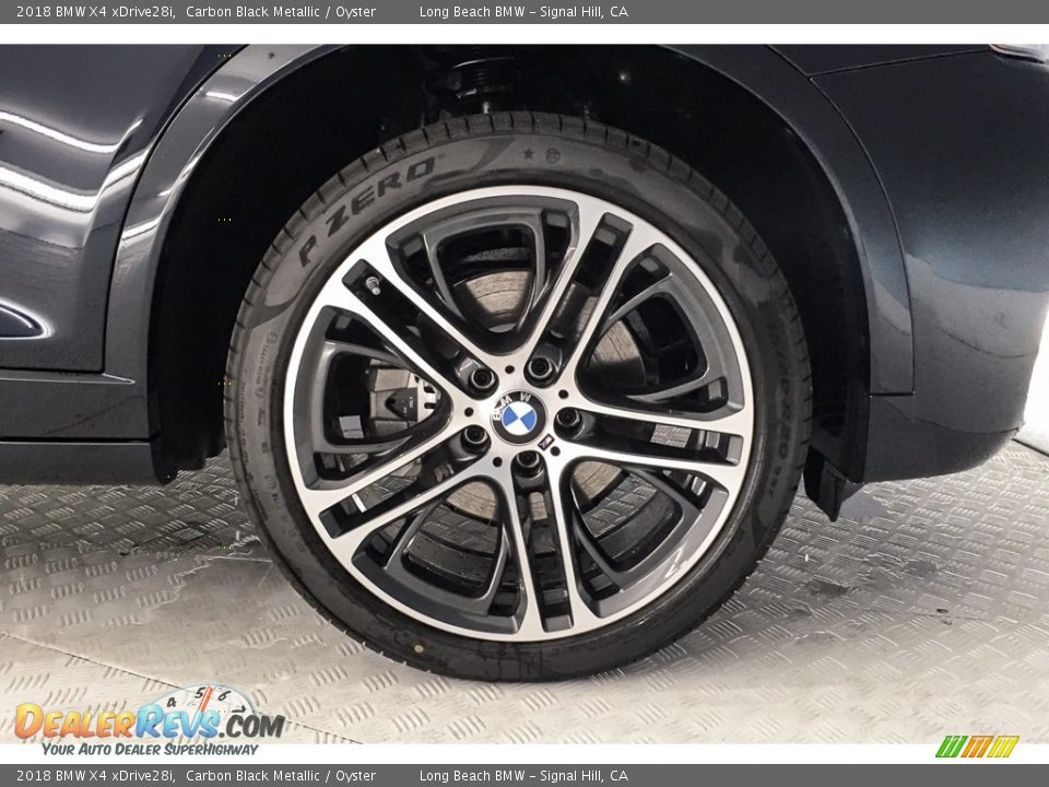 2018 BMW X4 xDrive28i Carbon Black Metallic / Oyster Photo #9