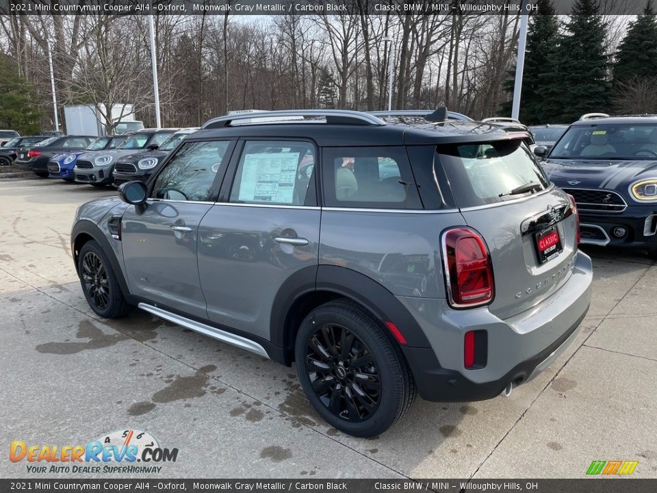 2021 Mini Countryman Cooper All4 -Oxford Moonwalk Gray Metallic / Carbon Black Photo #2