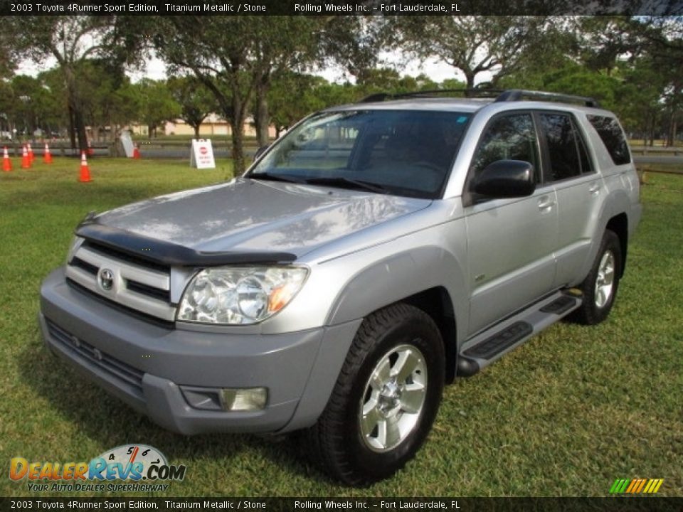 2003 Toyota 4Runner Sport Edition Titanium Metallic / Stone Photo #1