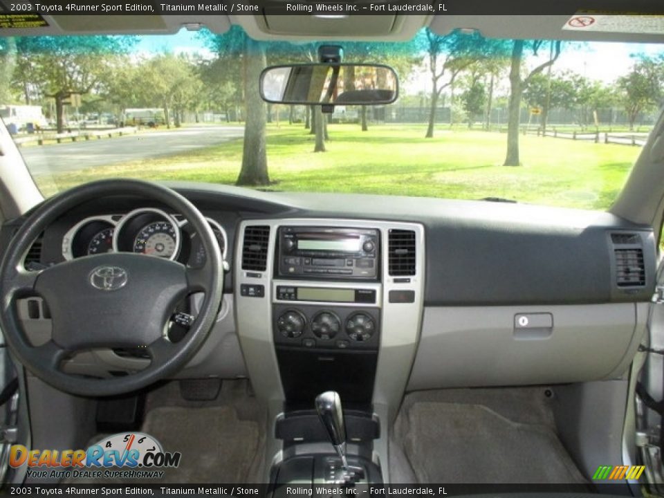 2003 Toyota 4Runner Sport Edition Titanium Metallic / Stone Photo #2