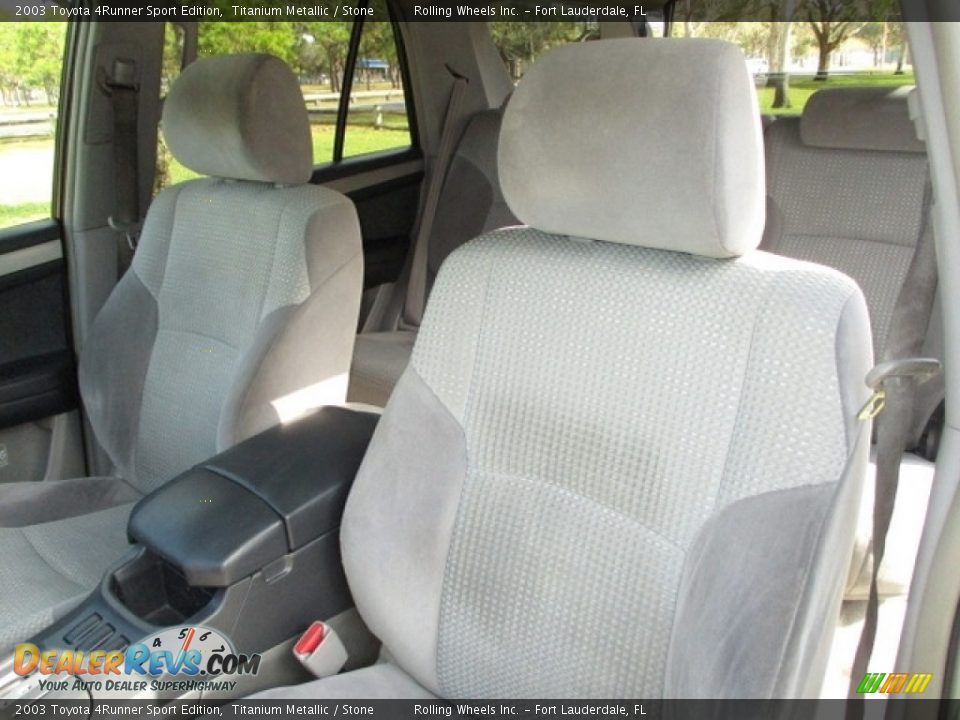 2003 Toyota 4Runner Sport Edition Titanium Metallic / Stone Photo #4