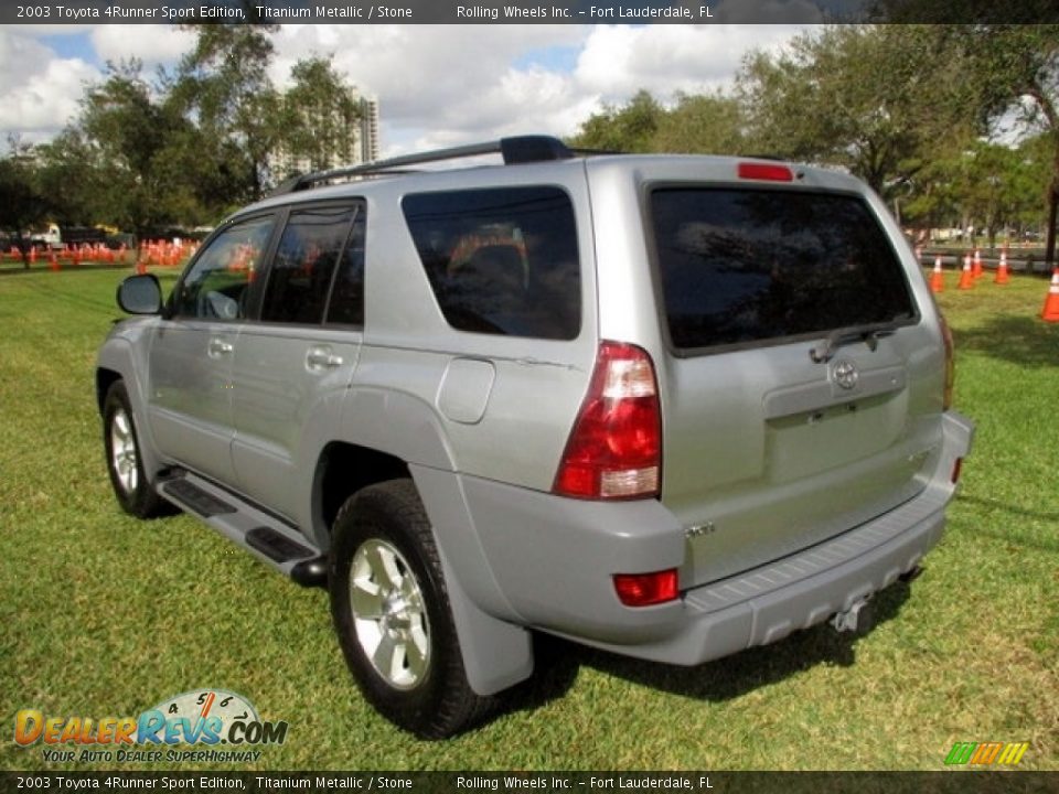 2003 Toyota 4Runner Sport Edition Titanium Metallic / Stone Photo #5