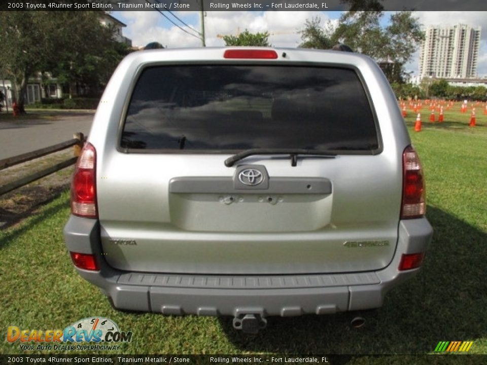 2003 Toyota 4Runner Sport Edition Titanium Metallic / Stone Photo #7