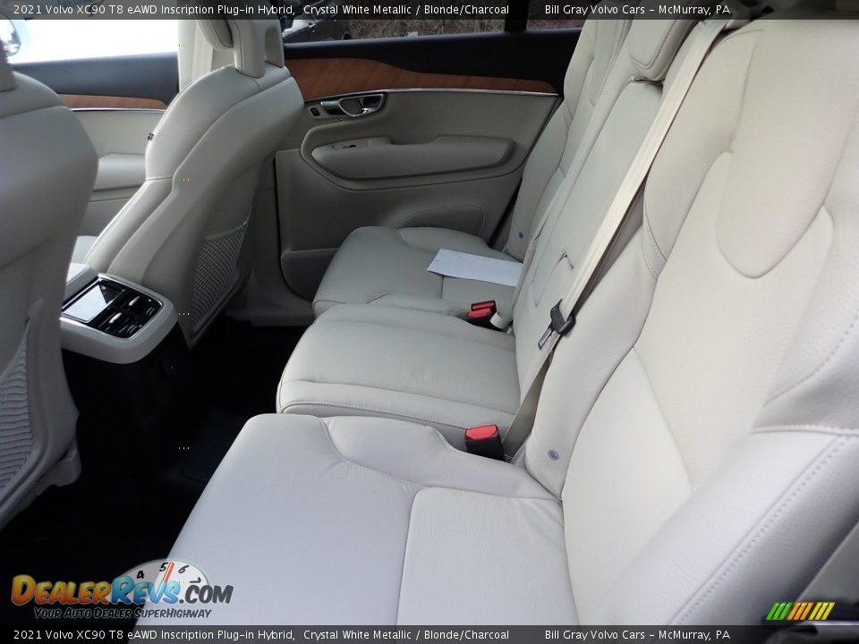 Rear Seat of 2021 Volvo XC90 T8 eAWD Inscription Plug-in Hybrid Photo #8