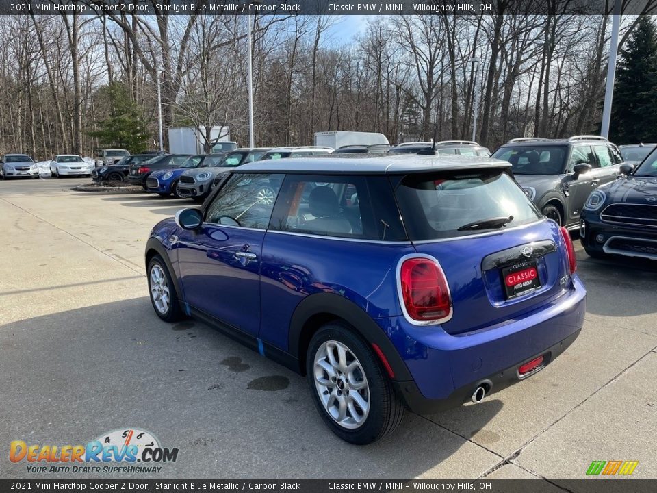 2021 Mini Hardtop Cooper 2 Door Starlight Blue Metallic / Carbon Black Photo #2