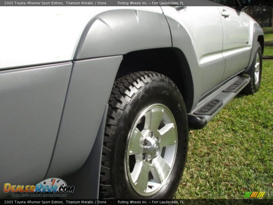 2003 Toyota 4Runner Sport Edition Titanium Metallic / Stone Photo #9