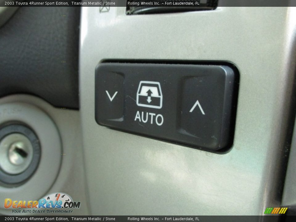 2003 Toyota 4Runner Sport Edition Titanium Metallic / Stone Photo #10