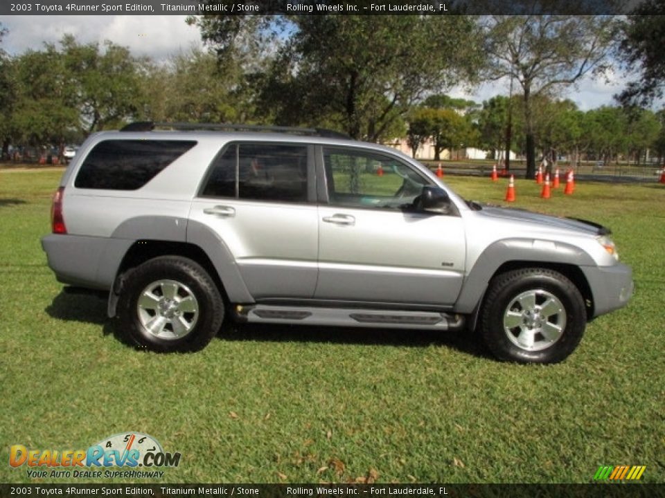 2003 Toyota 4Runner Sport Edition Titanium Metallic / Stone Photo #11
