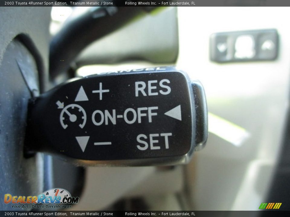 2003 Toyota 4Runner Sport Edition Titanium Metallic / Stone Photo #12