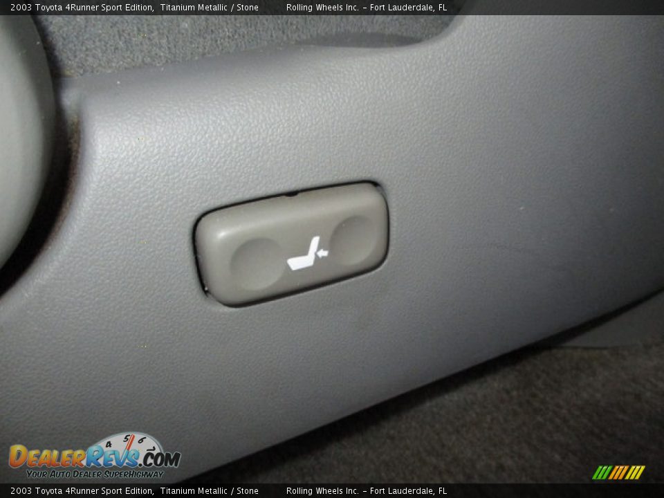 2003 Toyota 4Runner Sport Edition Titanium Metallic / Stone Photo #19