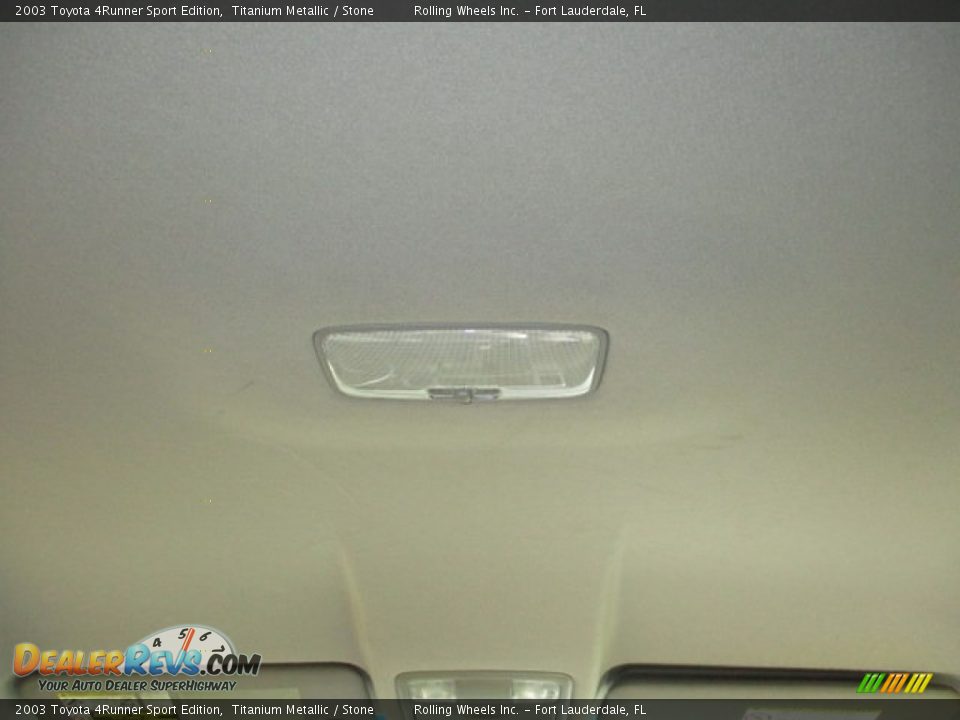 2003 Toyota 4Runner Sport Edition Titanium Metallic / Stone Photo #22