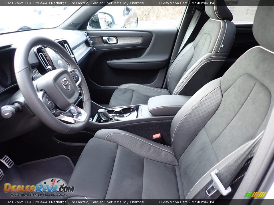 Charcoal Interior - 2021 Volvo XC40 P8 eAWD Recharge Pure Electric Photo #7