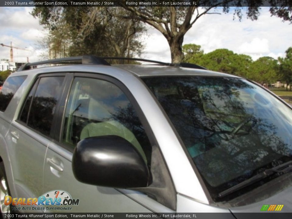 2003 Toyota 4Runner Sport Edition Titanium Metallic / Stone Photo #24