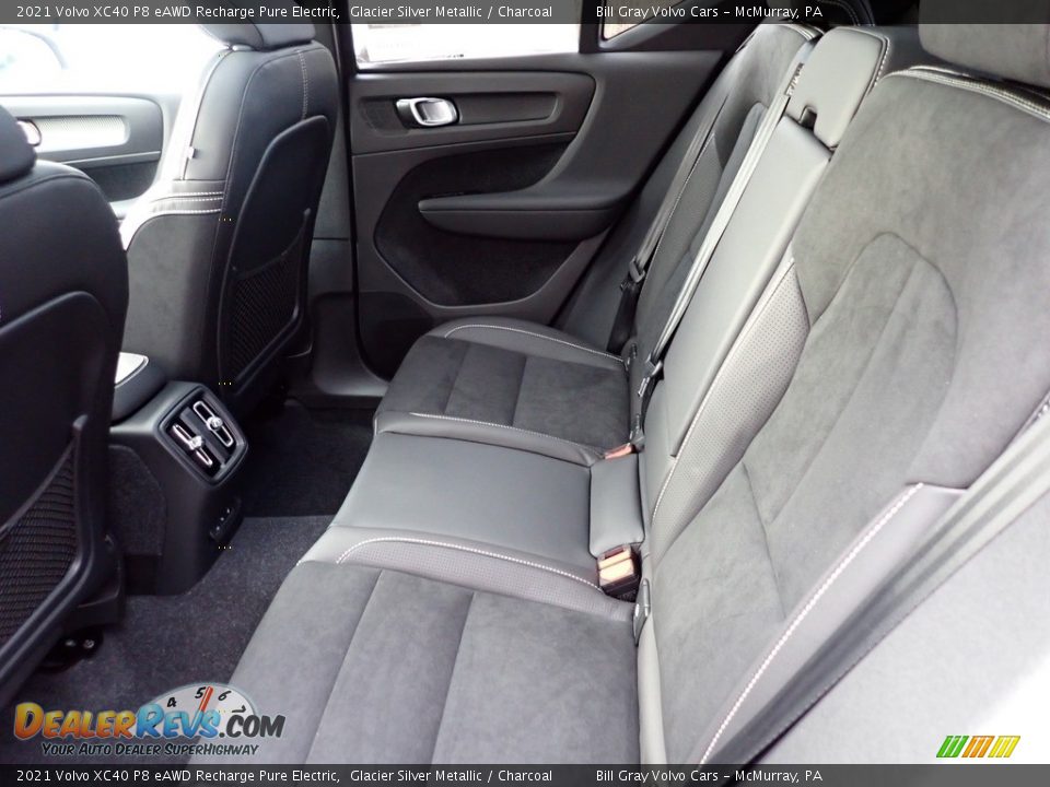 Rear Seat of 2021 Volvo XC40 P8 eAWD Recharge Pure Electric Photo #8