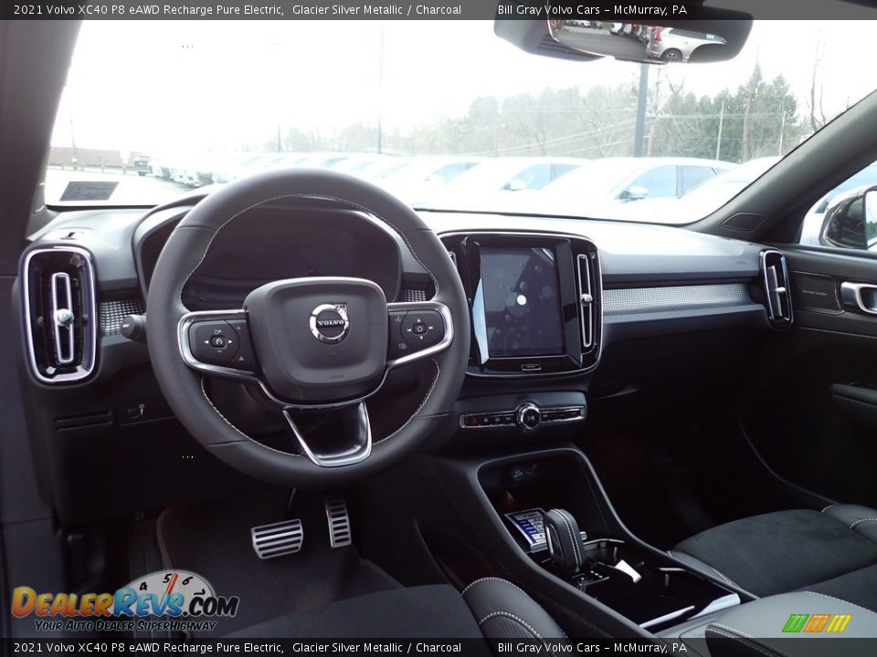 Dashboard of 2021 Volvo XC40 P8 eAWD Recharge Pure Electric Photo #9