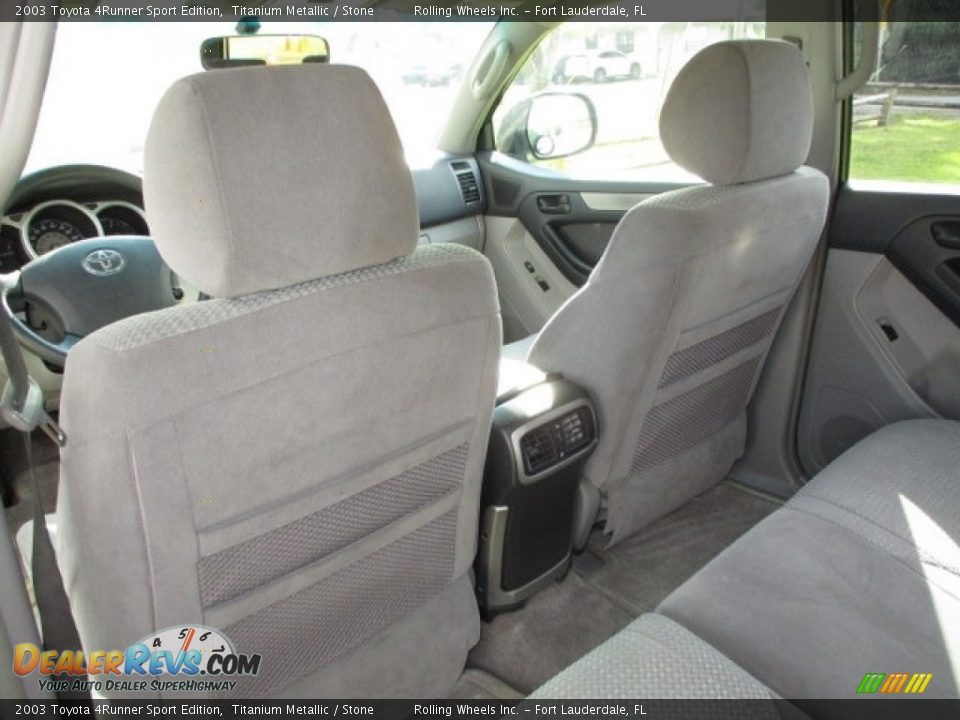 2003 Toyota 4Runner Sport Edition Titanium Metallic / Stone Photo #25
