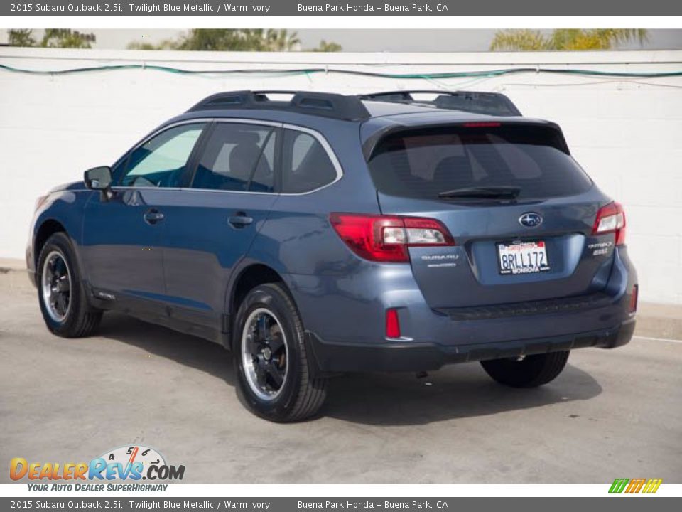 2015 Subaru Outback 2.5i Twilight Blue Metallic / Warm Ivory Photo #2
