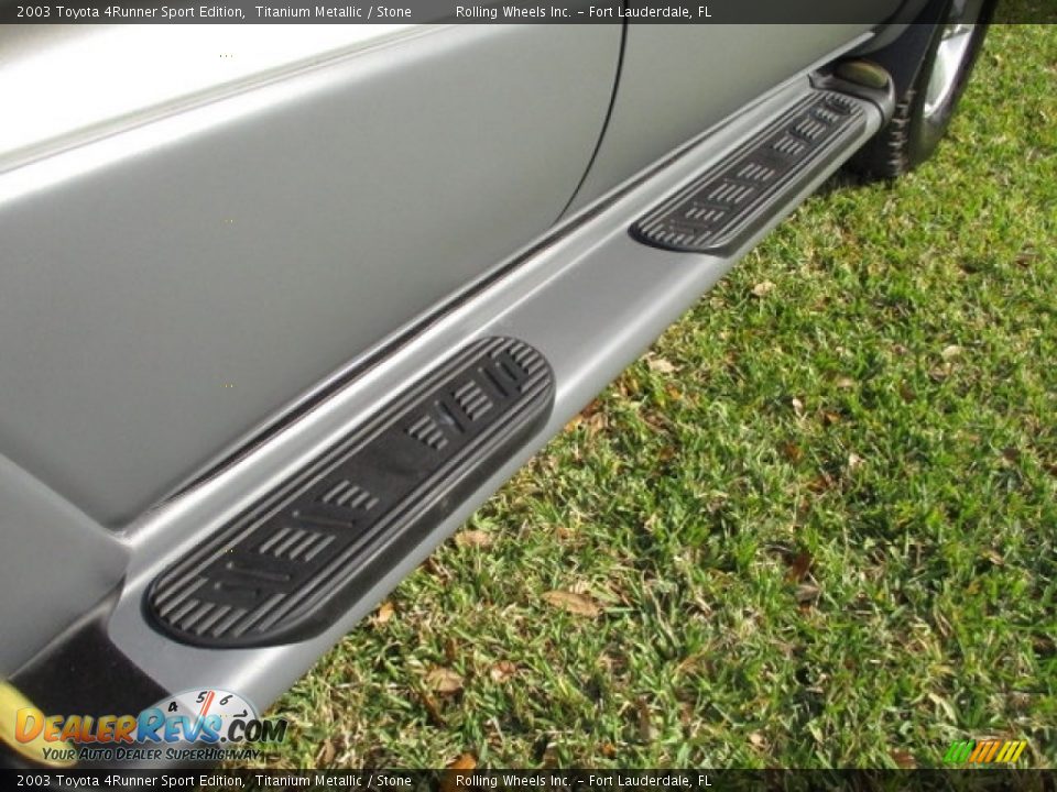 2003 Toyota 4Runner Sport Edition Titanium Metallic / Stone Photo #28