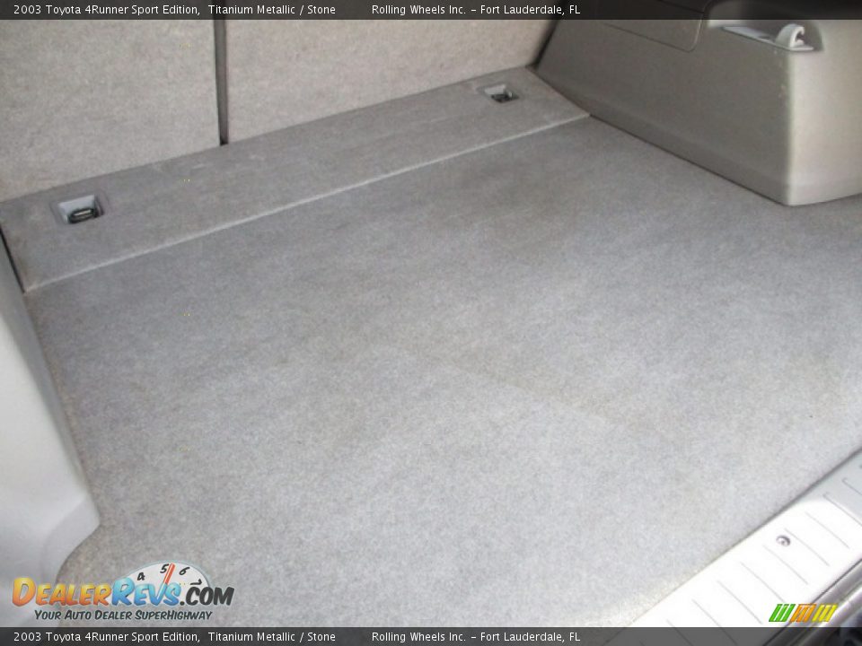 2003 Toyota 4Runner Sport Edition Titanium Metallic / Stone Photo #30