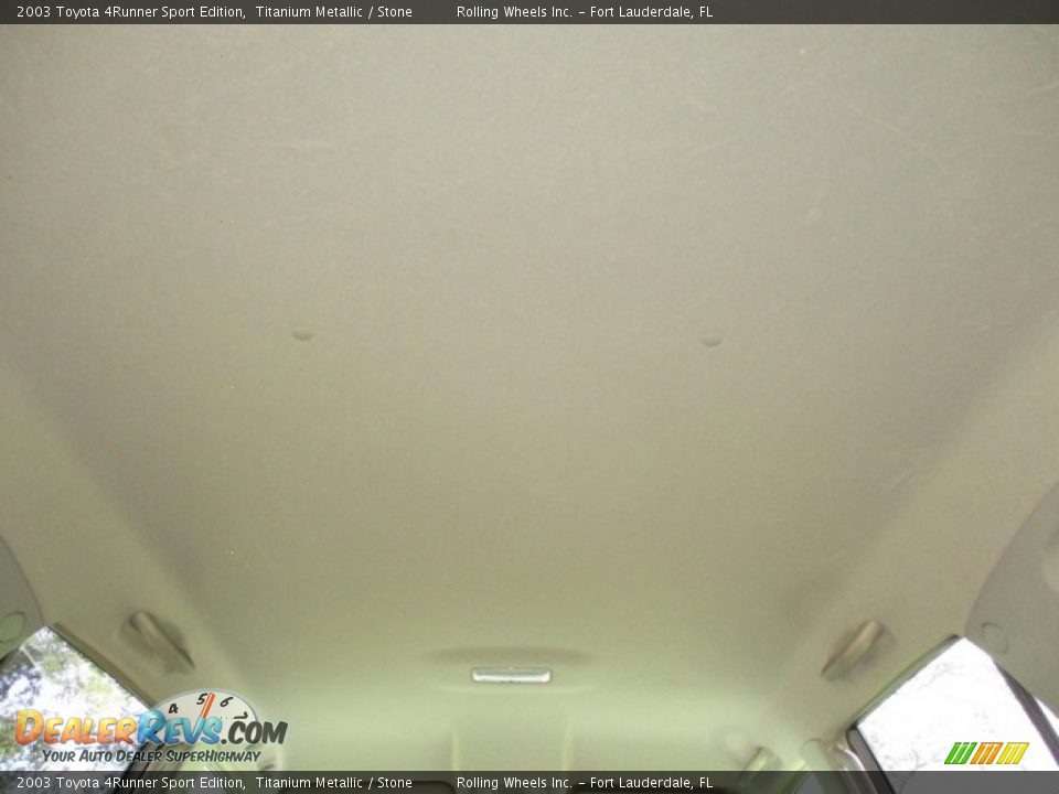 2003 Toyota 4Runner Sport Edition Titanium Metallic / Stone Photo #31