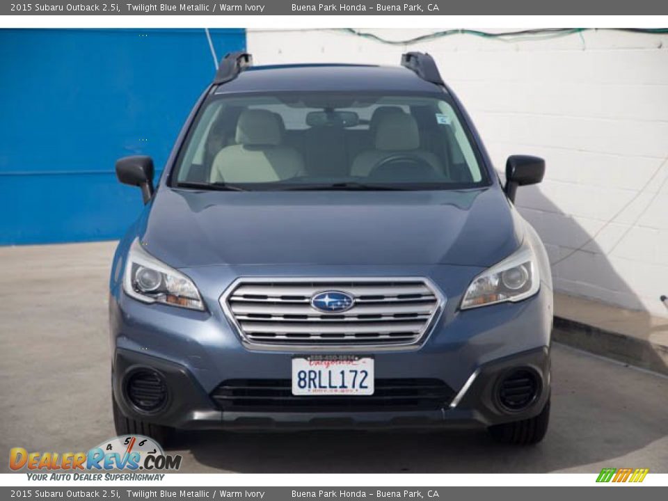 2015 Subaru Outback 2.5i Twilight Blue Metallic / Warm Ivory Photo #7