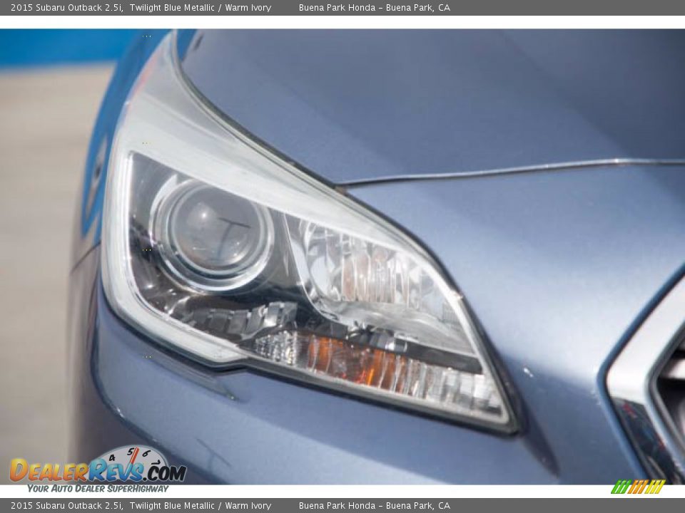 2015 Subaru Outback 2.5i Twilight Blue Metallic / Warm Ivory Photo #8