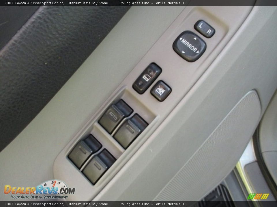 2003 Toyota 4Runner Sport Edition Titanium Metallic / Stone Photo #33