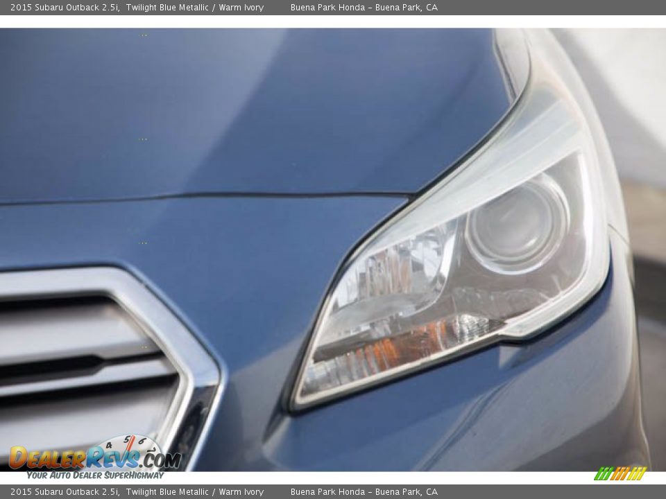 2015 Subaru Outback 2.5i Twilight Blue Metallic / Warm Ivory Photo #9