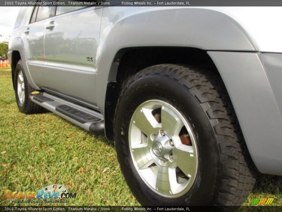 2003 Toyota 4Runner Sport Edition Titanium Metallic / Stone Photo #34