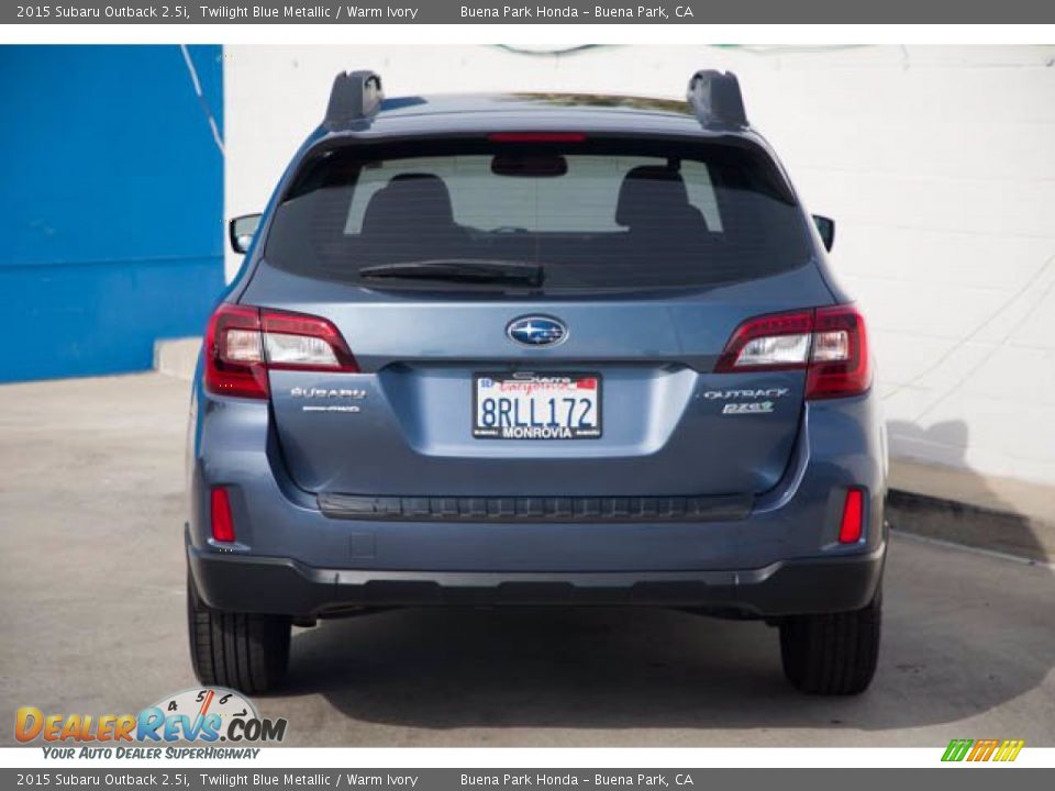 2015 Subaru Outback 2.5i Twilight Blue Metallic / Warm Ivory Photo #11