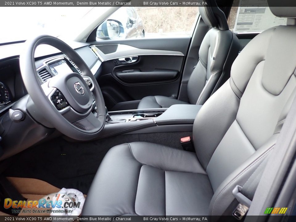 Front Seat of 2021 Volvo XC90 T5 AWD Momentum Photo #7