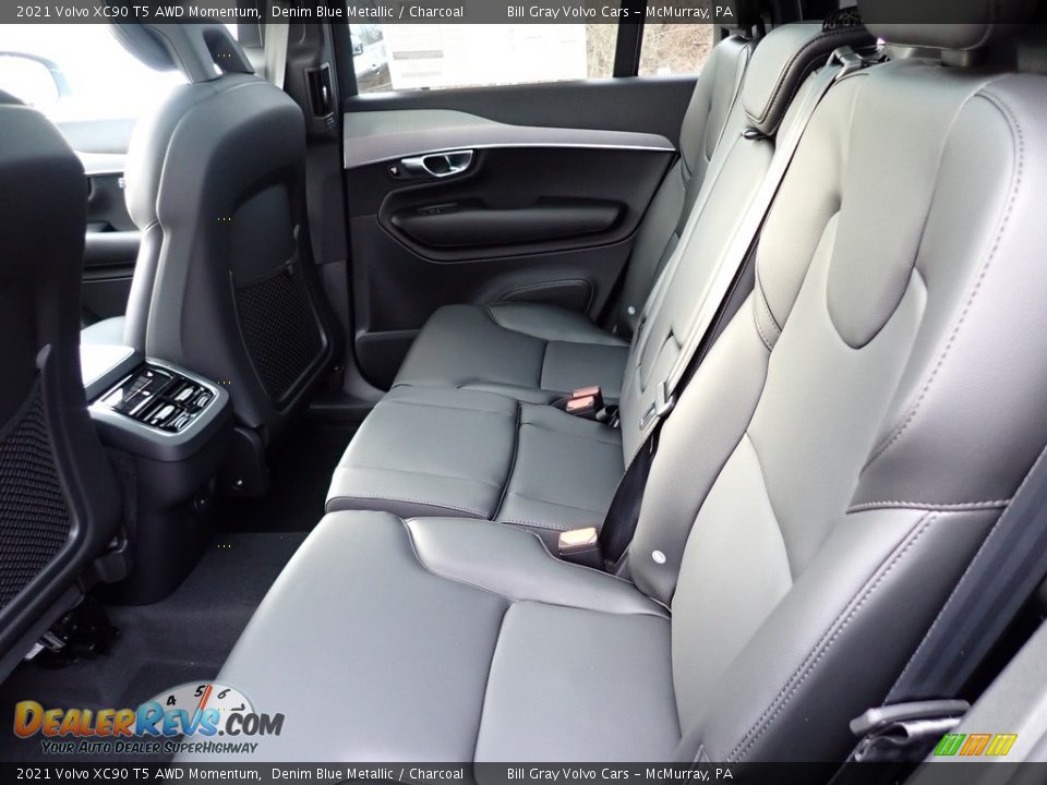 Rear Seat of 2021 Volvo XC90 T5 AWD Momentum Photo #8