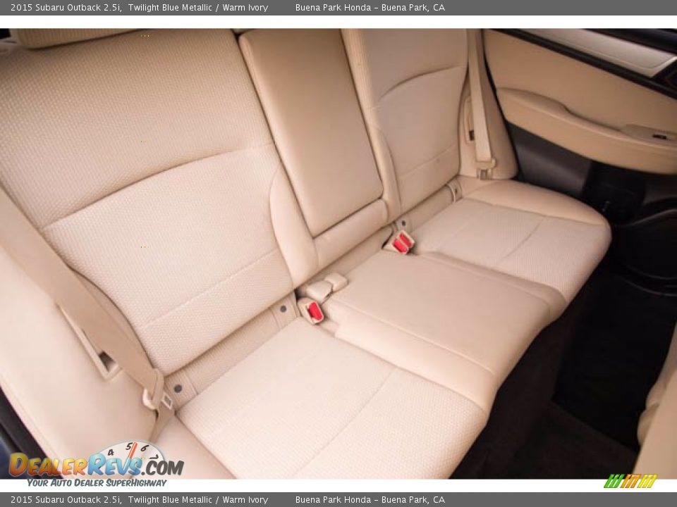 Rear Seat of 2015 Subaru Outback 2.5i Photo #21