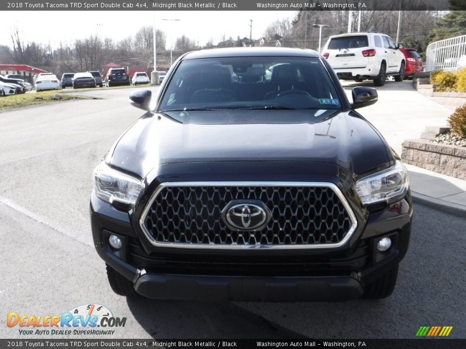 2018 Toyota Tacoma TRD Sport Double Cab 4x4 Midnight Black Metallic / Black Photo #12