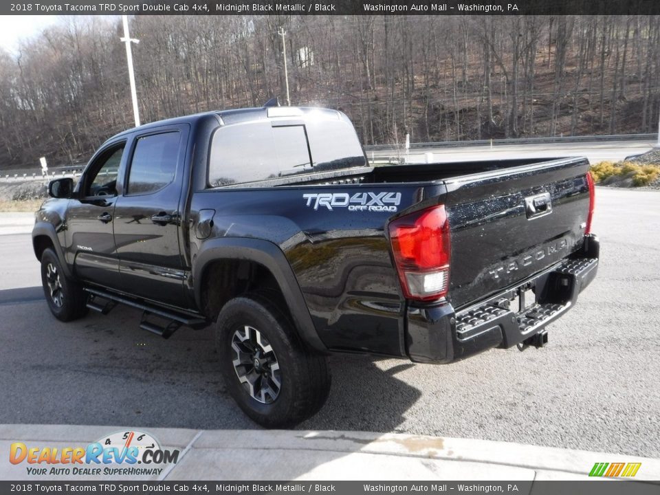 2018 Toyota Tacoma TRD Sport Double Cab 4x4 Midnight Black Metallic / Black Photo #15
