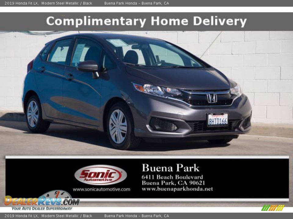 2019 Honda Fit LX Modern Steel Metallic / Black Photo #1