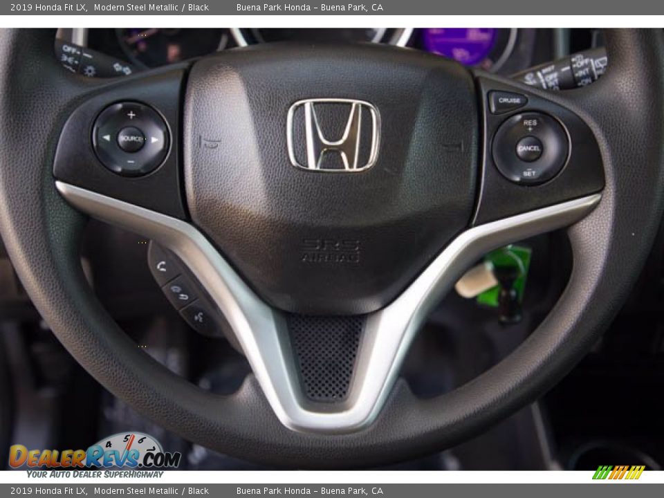 2019 Honda Fit LX Modern Steel Metallic / Black Photo #13