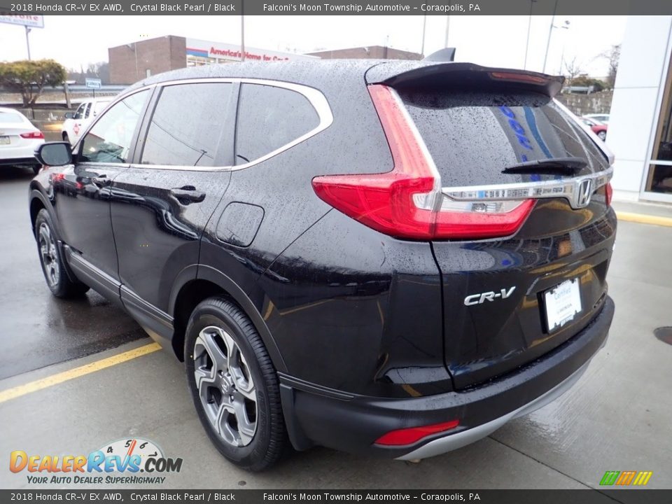 2018 Honda CR-V EX AWD Crystal Black Pearl / Black Photo #3