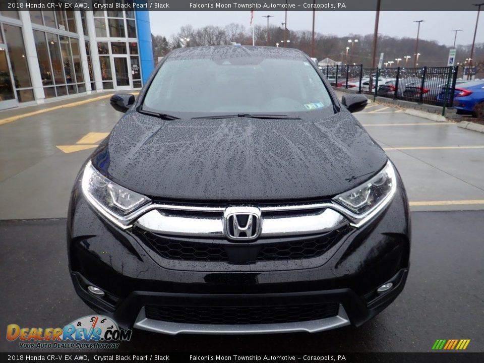 2018 Honda CR-V EX AWD Crystal Black Pearl / Black Photo #9
