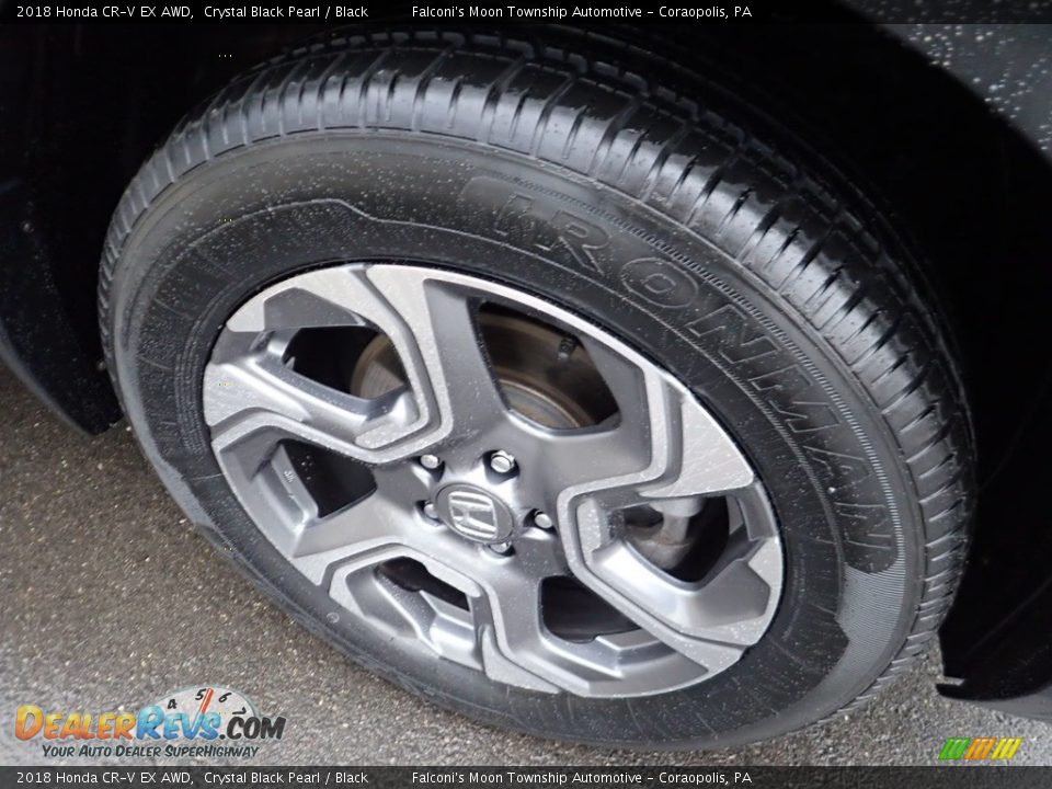 2018 Honda CR-V EX AWD Crystal Black Pearl / Black Photo #10