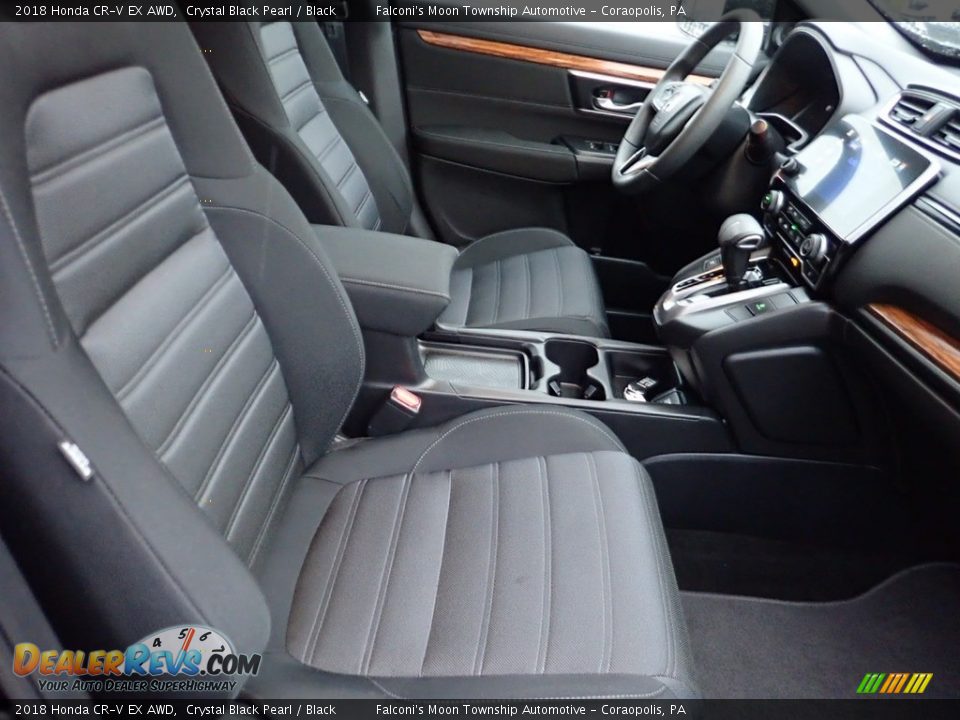 2018 Honda CR-V EX AWD Crystal Black Pearl / Black Photo #11